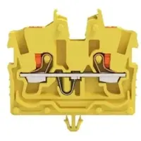 Wago 2250-316 2-Leiter-Mini-Durchgangsklemme,mit Drücker,1 mm2,gelb 2250316 - 100 Stück