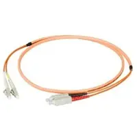 EFB Elektronik O0320FT.30 Duplex Jumper LC-SC 50/125μ, OM2, LSZH, orange, Flat Twin 3x5mm, 30m O0320FT30