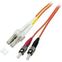 EFB Elektronik O0321.25 Duplex Jumper LC-ST 50/125μ, OM2, LSZH, orange, 2.0mm 25m O032125