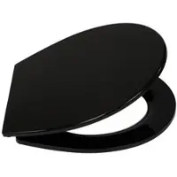WELLWATER WC-Sitz Loki, mit Absenkautomatik, Thermoplast, schwarz, 956485