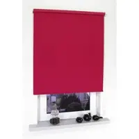 Liedeco Seitenzugrollo "Uni" Gr. 1, rot, B:62cm H:180cm, Polyester, Rollos, Seitenzugrollo