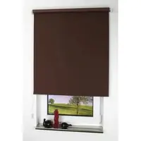 Liedeco Seitenzug-Rollo, cappuccinofarben, Polyester - braun