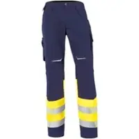 Kübler Hose REFLECTIQ Klasse 1 warngelb/dunkelblau Form 2208 Größe 106