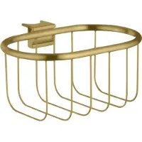 Hansgrohe AXOR Montreux Seifenkorb, für Unica Wandstange, 42066250, Farbe: Brushed Gold Optic