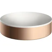 Hansgrohe AXOR Suite Aufsatzwaschtisch 400 ohne Hahnloch und Überlauf, Polished Red Gold