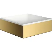 Hansgrohe AXOR Suite Aufsatzwaschtisch 285/285 ohne Hahnloch und Überlauf, Polished Gold Optic