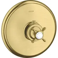 Hansgrohe Fertigmontageset Axor Montreux UP-THM, mit Kreuzgriff, brushed brass