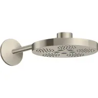 Hansgrohe AXOR One Kopfbrause 280 2-jet mit Brausearm, 48492820, Farbe: Brushed Nickel