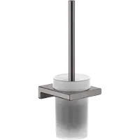 Hansgrohe HG Toilettenbürstengarnitur AddStoris Wandmontage brushed black