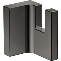 Hansgrohe AXOR UNIVERSAL Rectangular Handtuchhaken, Metall, 42611330, Farbe: Polished Black Chrome