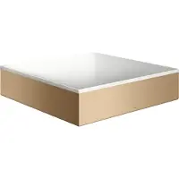 Hansgrohe AXOR Suite Aufsatzwaschtisch 400/400 ohne Hahnloch und Überlauf, Brushed Bronze