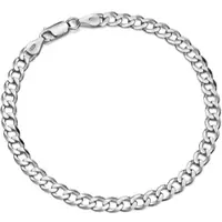 Firetti Armband "Schmuck Geschenk Silber 925 Armschmuck Armkette Panzerkette" Gr. 21, silber (silberfarben), Armbänder, Herren, 21, Silber 925 (Sterlingsilber), Armband, Made in Germany