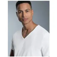 Trigema T-Shirt "V-Shirt Slim Fit", Herren, Gr. 3XL, weiß, Single Jersey, 100% Baumwolle, Basic, lang, V-Ausschnitt, Shirts T-Shirt