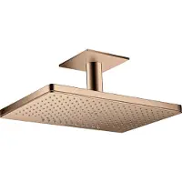 Hansgrohe Kopfbrause Axor m Decke, 460x300mm, 2jet, pol. r gol