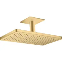 Hansgrohe AXOR ShowerSolutions Kopfbrause 460/300 1-jet, Deckenanschluss, 35277250, Farbe: Brushed Gold Optic