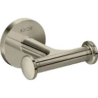 Hansgrohe AXOR UNIVERSAL Circular Handtuchhaken, doppelt, 42812830, Farbe: Polished Black Chrome