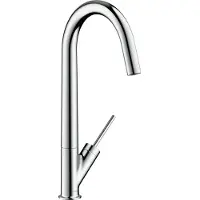 Hansgrohe Allegra Starck Spültischmischer Axor Starck Chrom mit schwenkbarem Auslauf