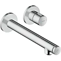 Axor hansgrohe Uno Select Waschtischmischer Unterputz, Wandmontage, Ausladung 220mm, 45113000, Farbe: Chrom