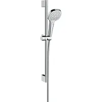 Hansgrohe Croma Select E Brauseset Multi EcoSmart mit Brausestange 65 cm, weiß/ chrom, 26581400