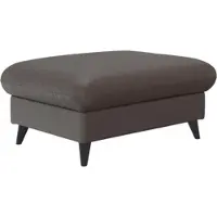 Cotta Hocker "Pike, B: 102 cm", braun (cocoa), B:102cm H:45cm, GEDECKTES RINDSLEDER, Hocker, Hocker, mit Stauraum