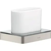 Hansgrohe AXOR UNIVERSAL Accessories Zahnputzbecher, 42834800, Farbe: Stainless Steel Optic