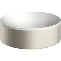 Hansgrohe AXOR Suite Aufsatzwaschtisch 300 ohne Hahnloch und Überlauf, Edelstahl Optic