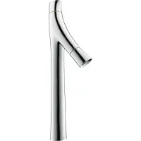Axor hansgrohe Starck Organic 2-Griff-Waschtischmischer 240, ohne Zugstange, für Waschschüsseln, 12013000, Farbe: Chrom