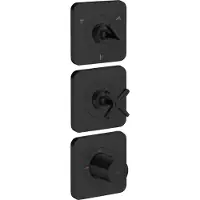 Hansgrohe Fertigset Axor Citterio E UP-Thermostat 380/120, m Roset., matt-sw