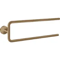 Hansgrohe AXOR UNIVERSAL Circular Handtuchhalter, zweiarmig, 42822140, Farbe: Brushed Bronze