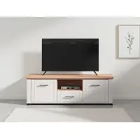 Home affaire TV-Board "Valencia", braun (opaque weiß, artisan eiche, weiß matt), B:147cm H:47,5cm T:41cm, Holzwerkstoff, MDF, Sideboards, TV-Board