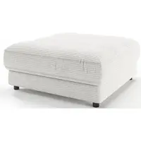 Candy Polsterhocker 3C "Stripes", weiß, B:100cm H:43cm T:100cm, 88% Polyester, 12% Polyacryl, Hocker, Polsterhocker, Passend zur Serie Stripes