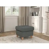 Sit&More Stauraumhocker SIT & MORE "Visby", grau, B:58cm H:48cm, Hocker, Stauraumhocker, Stauraum, auch erhältlich mit Wasser zu reinigendem "Soft clean" Bezug
