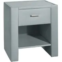 Home affaire Nachttisch , blau (mittelblau), B:50cm H:61cm T:41cm, Tische, Nachttisch, Nachtkonsole mit 1 Schubkasten und 1 Ablagefach