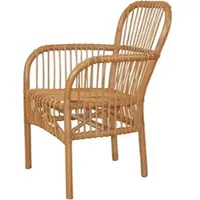 HOFMANN LIVING AND MORE Esszimmersessel, gelb (honigfarben, ohne sitzkissen), B:60cm H:85cm T:65cm, , Sessel, Esszimmersessel, Handgeflochten