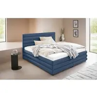 LeGer By Lena Gercke Polsterbett "Maylis", blau, B:192cm L:211cm, 100% Polyester, , Betten, Polsterbett, wahlweise mit und ohne Matratze und Lattenrost, auch in 200cm Breite