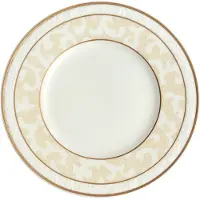 Villeroy & Boch Brotteller "Brotteller Ivoire ø 18 cm weiß-gold", bunt (weiß, gold), L:18cm, Speiseteller, Brotteller
