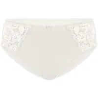 Susa Slip "Damen Slip Latina", Damen, Gr. 38, beige (ivory), Spitze, Obermaterial: 78% Polyamid PA. 16% Elasthan EL. 6% Baumwolle CO., Unterhosen Slip