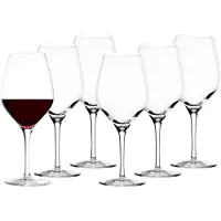 Stölzle Lausitz Rotweingläser Exquisit 480ml I Rotweingläser 6er Set I Weingläser spülmaschinenfest I Rotweingläser Set bruchsicher I hochwertiges Kristallglas I höchste Qualität