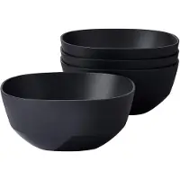 Mepal Abverkauf - Set Schale Silueta 750 ml 4 Stück- Nordic black