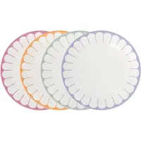 Villeroy & Boch Speiseteller "Speiseteller-Set Fleur Couleur ø 26,6 cm 4er Set bunt"