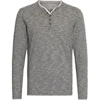 !Solid Longsleeve SOLID "Longsleeve SDBelagos", Herren, Gr. S, schwarz, Obermaterial: 100% Baumwolle CO., Shirts Longsleeve