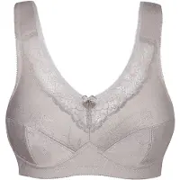 Susa Entlastungs-BH "Entlastungs BH ohne Bügel Basic", Damen, Gr. 100, Cup E, lila (frosty lavender), Stoff, Obermaterial: 55% Polyamid PA. 39% Baumwolle CO. 6% Elasthan EL., BHs Entlastungs-BH