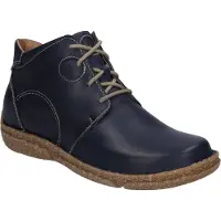 Josef seibel Stiefelette "Neele 46, ocean", Damen, Gr. 35, blau (ocean), Obermaterial: 100% Rindsleder Leather cow., Schuhe Stiefelette