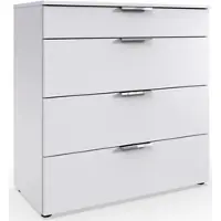 Wimex Schubkastenkommode "Level by fresh to go", weiß, B:81cm H:84cm T:41cm, Holzwerkstoff, Sideboards, Schubkastenkommode, 4 Schubladen mit soft-close Funktion, 81cm breit, 84cm hoch