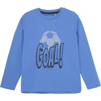 Minymo Sweater "Sweater MIT-shirt LS", Jungen, Gr. 104, rot (regatta), Obermaterial: 95% Baumwolle CO. 5% Elasthan EL., Sweatshirts Sweater