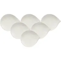 Villeroy & Boch Brotteller "Brotteller Flow ø 17,5 cm 6er Set weiß", weiß, Speiseteller, Brotteller