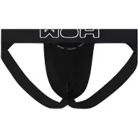 WOH String "Jockstrap Sexy Fun Jockstrap 1er Pack", Herren, Gr. S, schwarz, Obermaterial: 95% Baumwolle CO. 5% Elasthan EL., Unterhosen String
