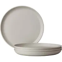 Mepal campinggeschirr - Set Frühstücksteller Silueta 230 mm 4 Stück - Nordic white - Campingteller set