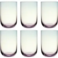 Villeroy & Boch Longdrinkglas "Longdrinkbecher Like Glass 385 ml 6er Set", bunt (pearl), 6 tlg., Glas, LIKE. BY , Trinkgefäße, Longdrinkglas