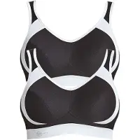 Anita Sport-BH "Sport BH extreme control", Damen, Gr. 100, Cup F, schwarz (schwarz schwarz), Stoff, Obermaterial: 76% Polyester PES. 19% Polyamid PA. 5% Elasthan EL., BHs Sport-BH